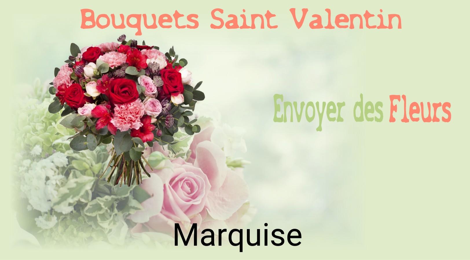 Roses de Saint-Valentin livrées à Marquise